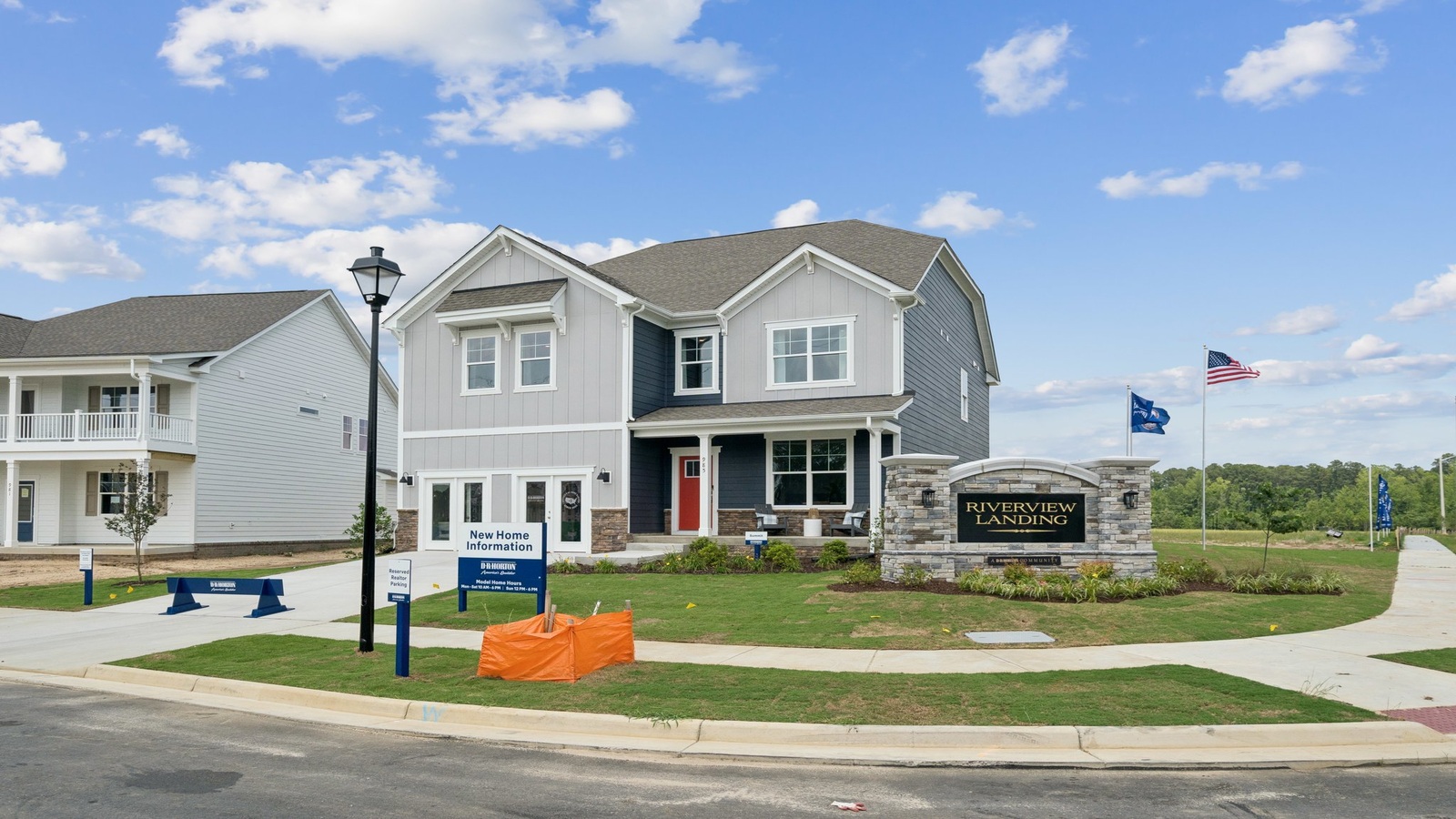 8830 Farthing Drive, Chesterfield, VA Copper Grove at Harpers Mill Presented By D.R. Horton front 2-level 2-car garage Right