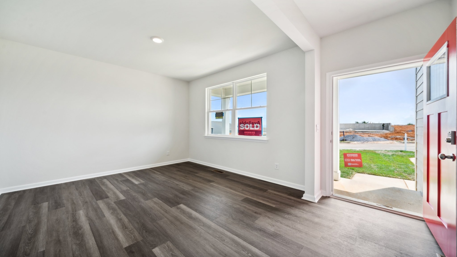 Entry corridor inside our home includes Modern Design trim, Smart Home panel placement, and easy access to main living areas.