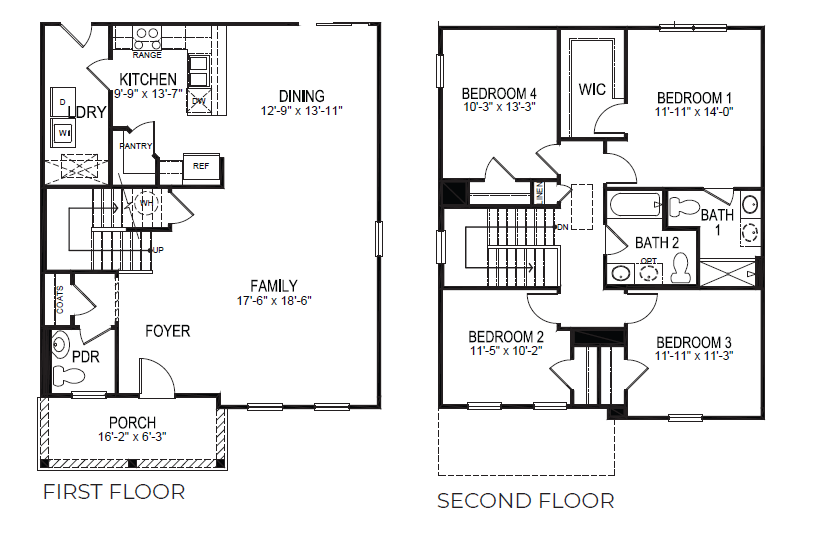 Floor Plan in King William County Spot Lots WEST POINT, VA D.R. Horton