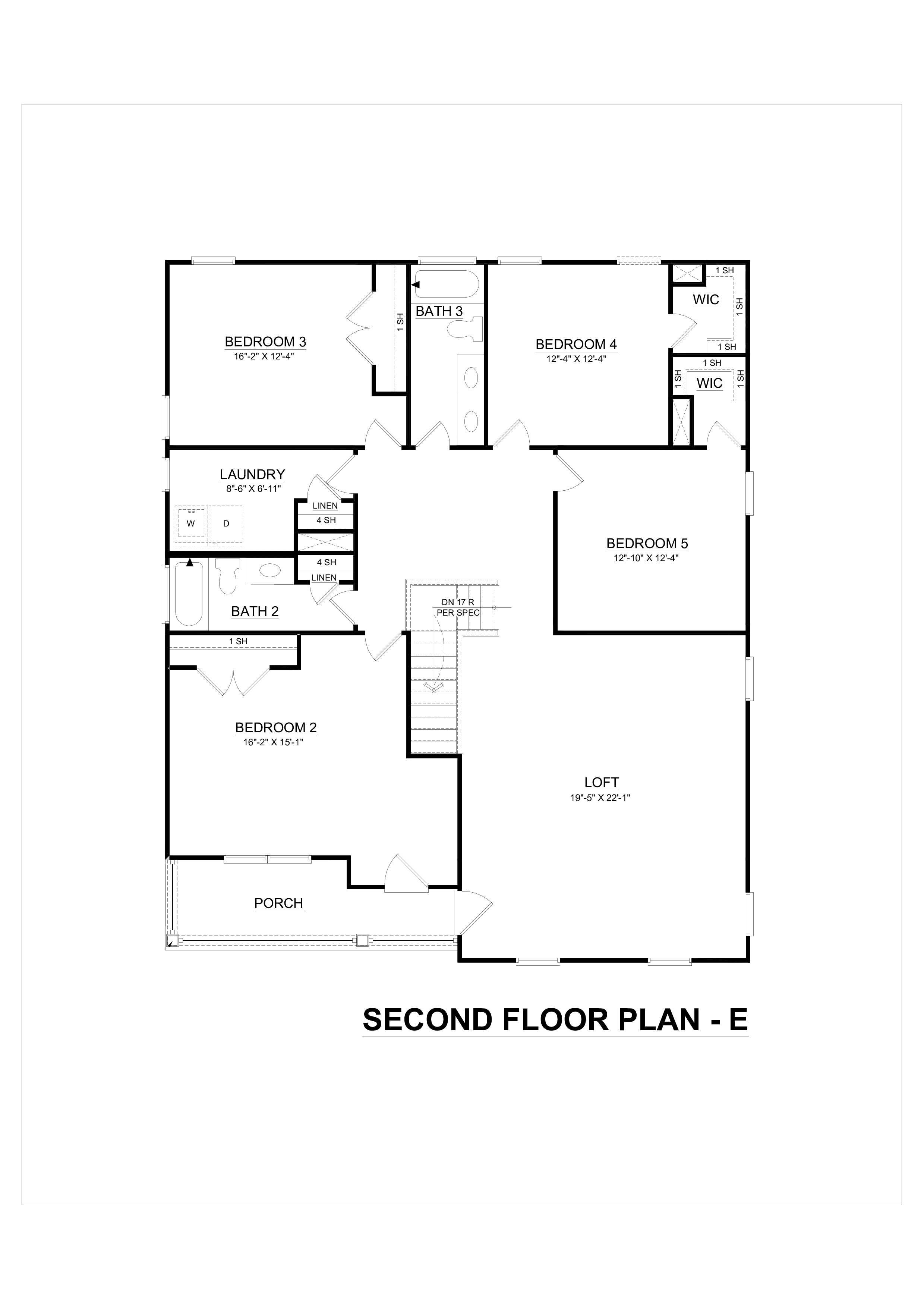 2nd floorplan E