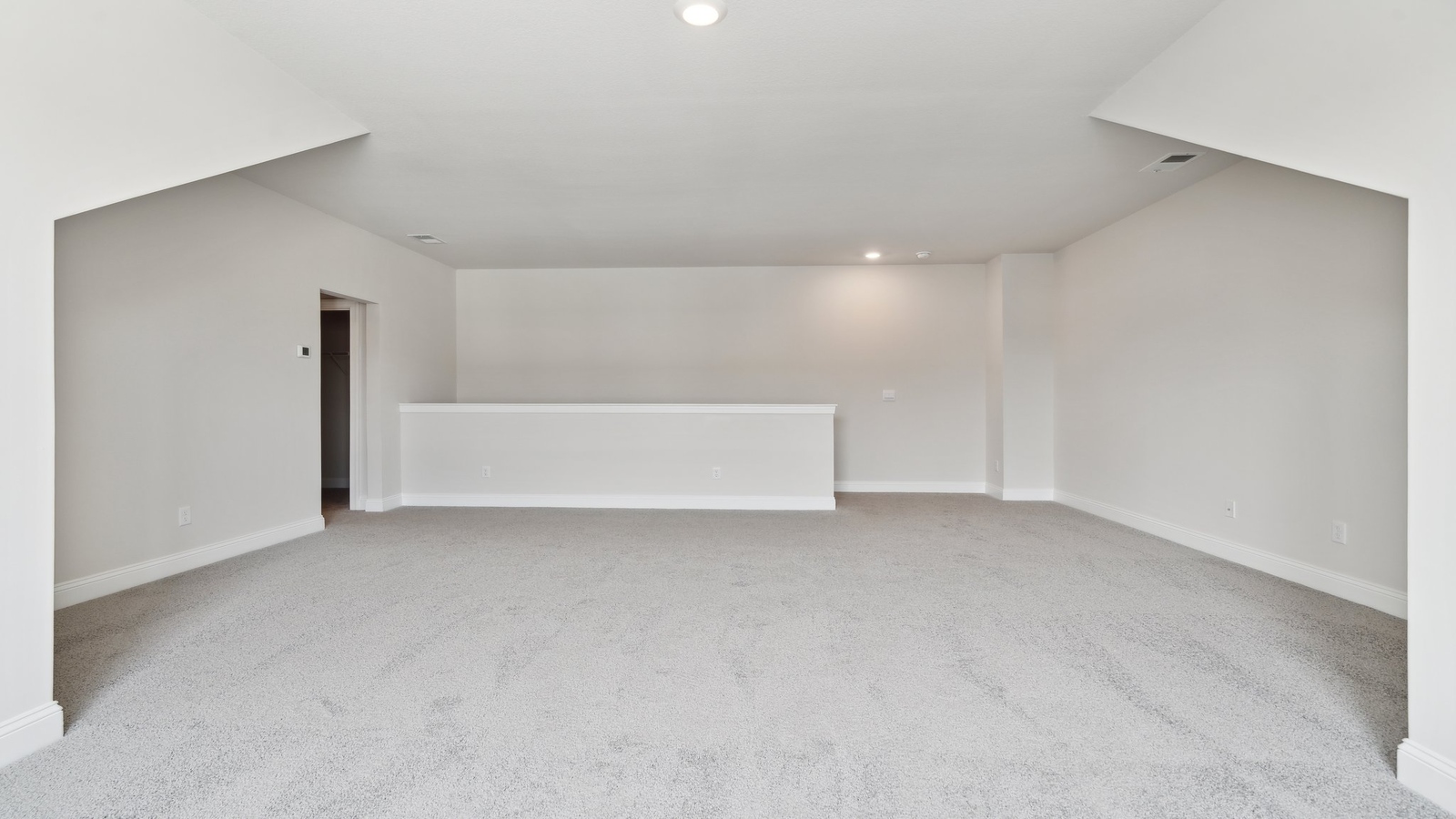 Secondary Bedroom in Retreat at Edinburgh Farms showcases flooring, a single closet, soft window light, home connectivity