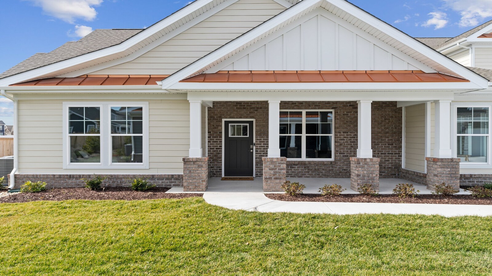 2144 Edwin Drive, Chesapeake, VA, Retreat at Edinburgh Farms Presented By D.R. Horton front 1-level 2-car garage