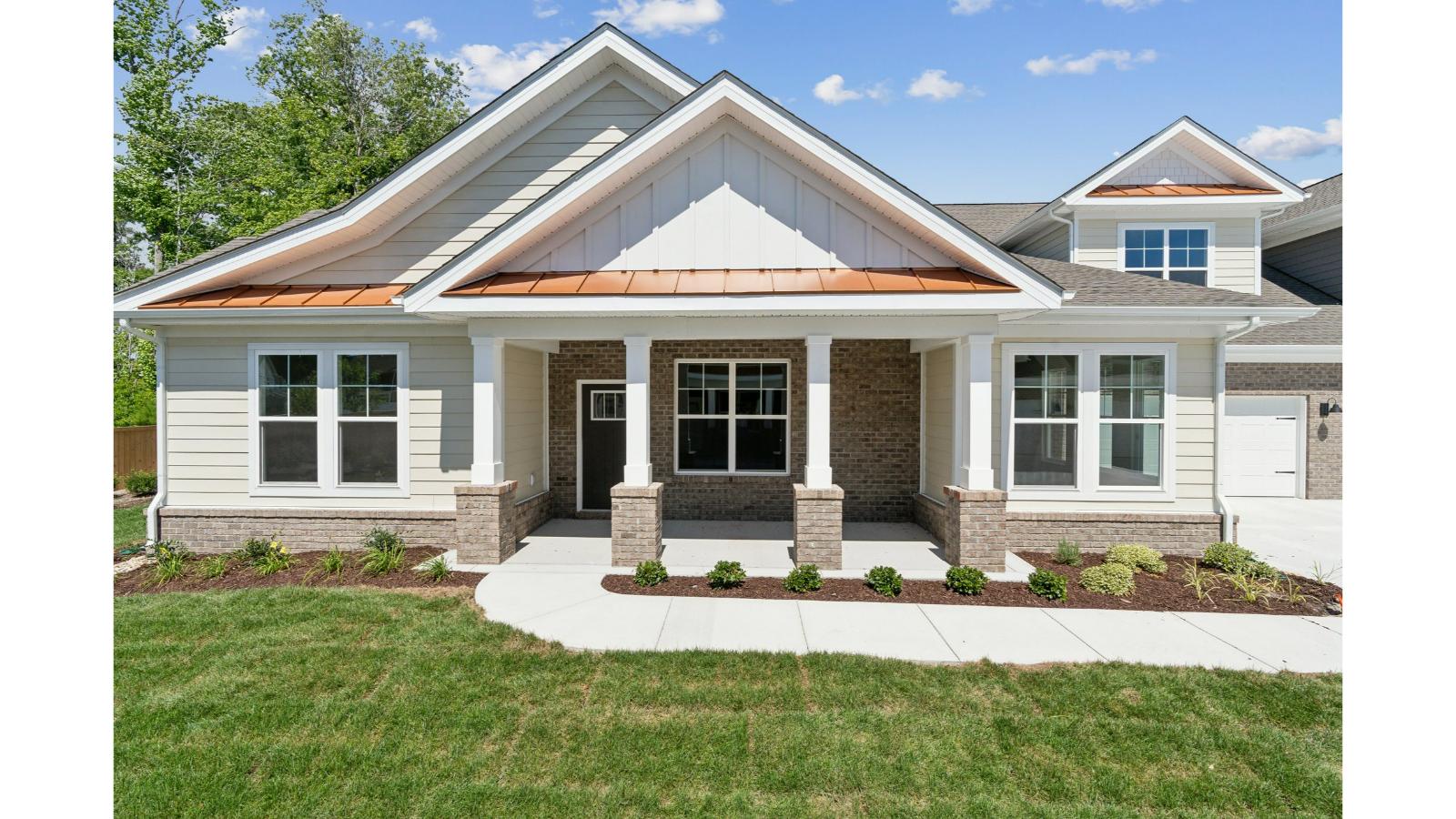 2216 Edwin Drive, Chesapeake, VA, Retreat at Edinburgh Farms Presented By D.R. Horton front 1-level 2-car garage