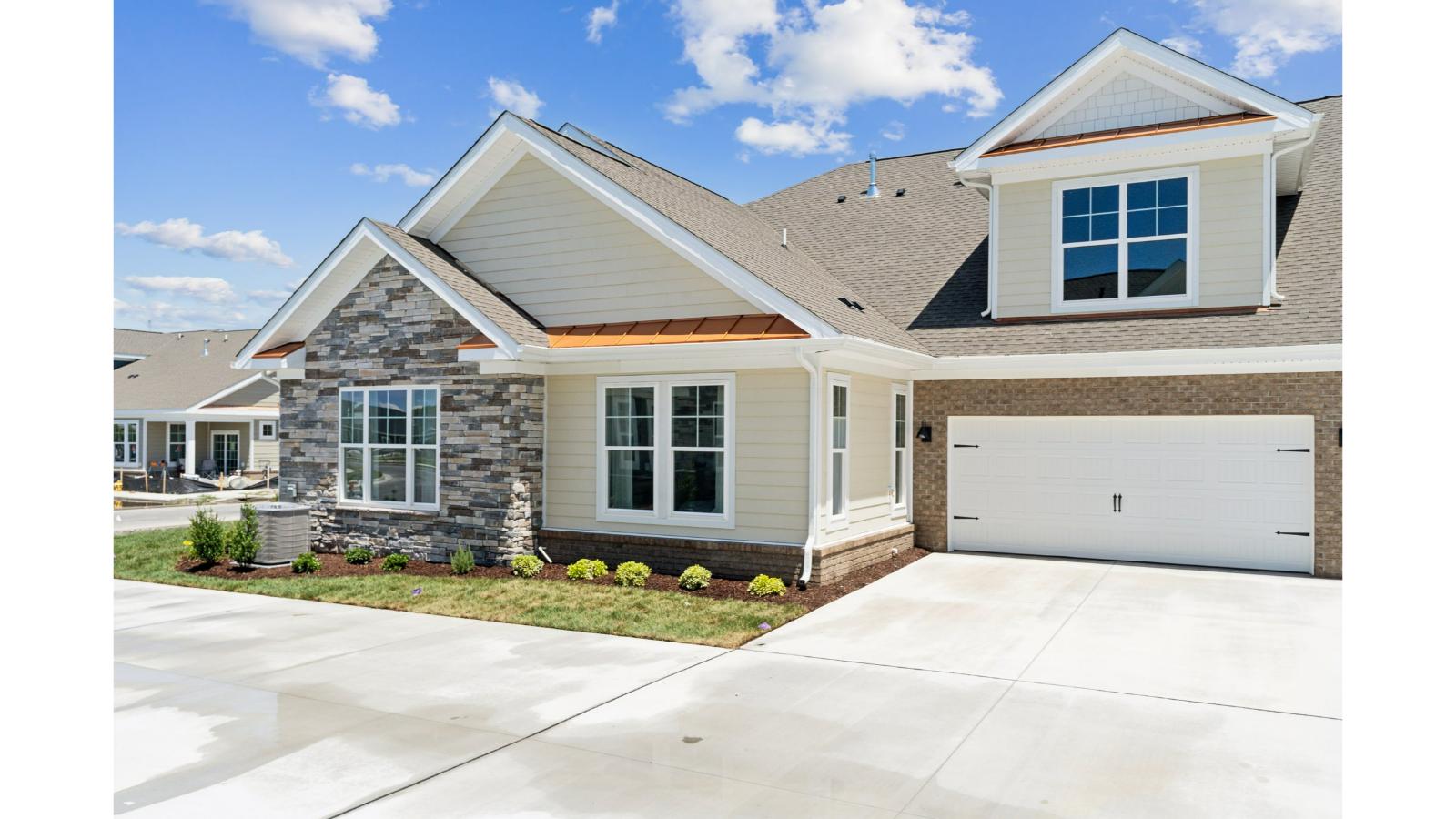 2142 Edwin Drive, Chesapeake, VA, Retreat at Edinburgh Farms Presented By D.R. Horton front 1-level 2-car garage Right