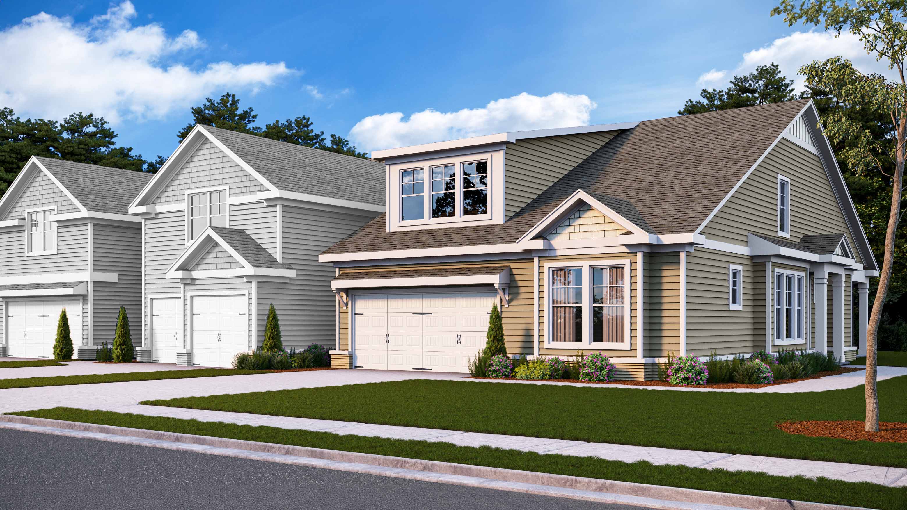 Front exterior renderinf of Shenandoah model