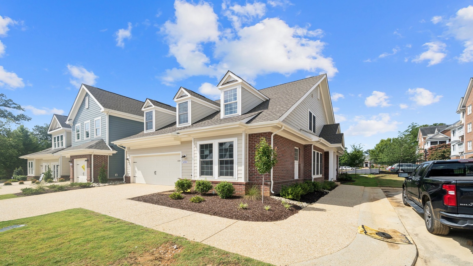 1240 Treviso Bay, Williamsburg, VA, Country Club Villas Presented By D.R. Horton front 2-level 2-car garage Left