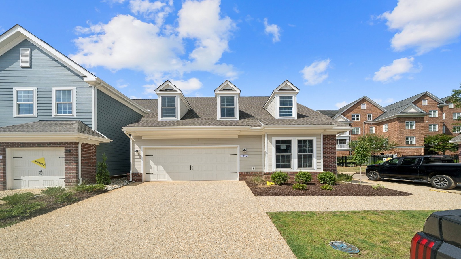 1240 Treviso Bay, Williamsburg, VA, Country Club Villas Presented By D.R. Horton front 2-level 2-car garage