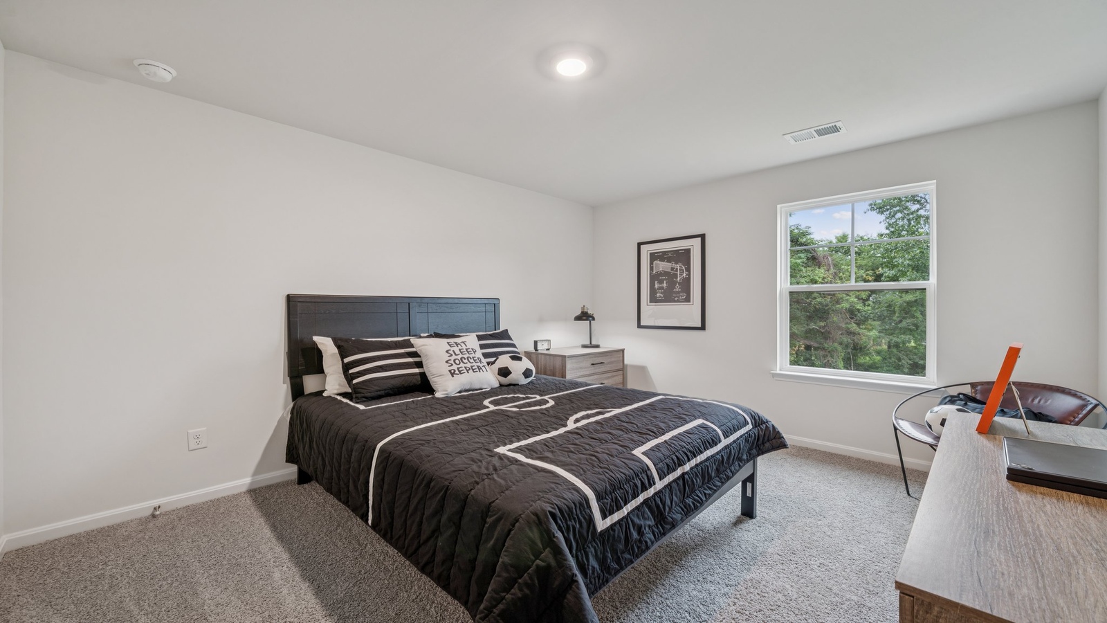 Secondary Bedroom Flex-Office-Study-Entertainment-Game room in this new construction home