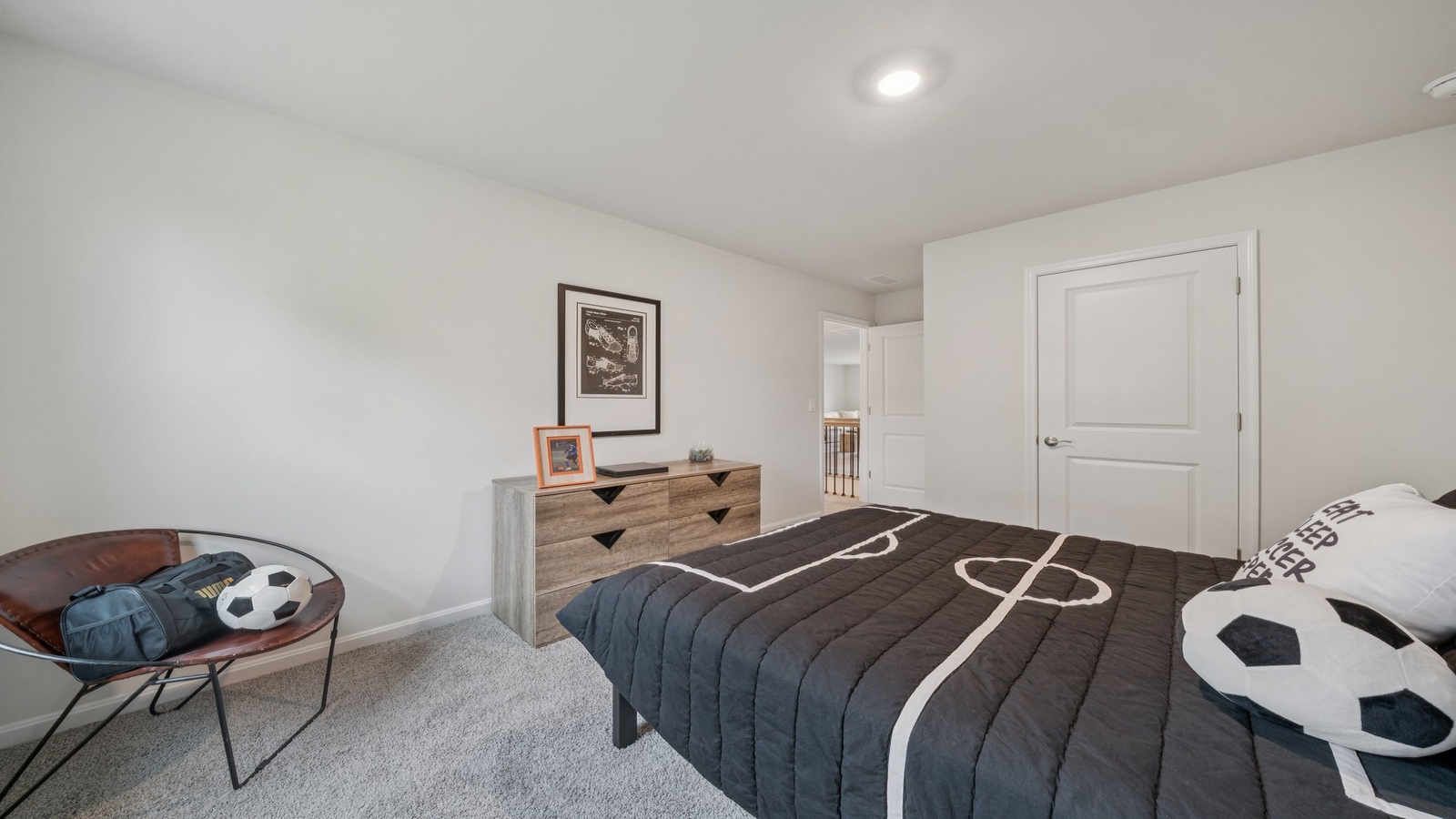 Secondary Bedroom Flex-Office-Study-Entertainment Game room in this D.R. Horton new construction home