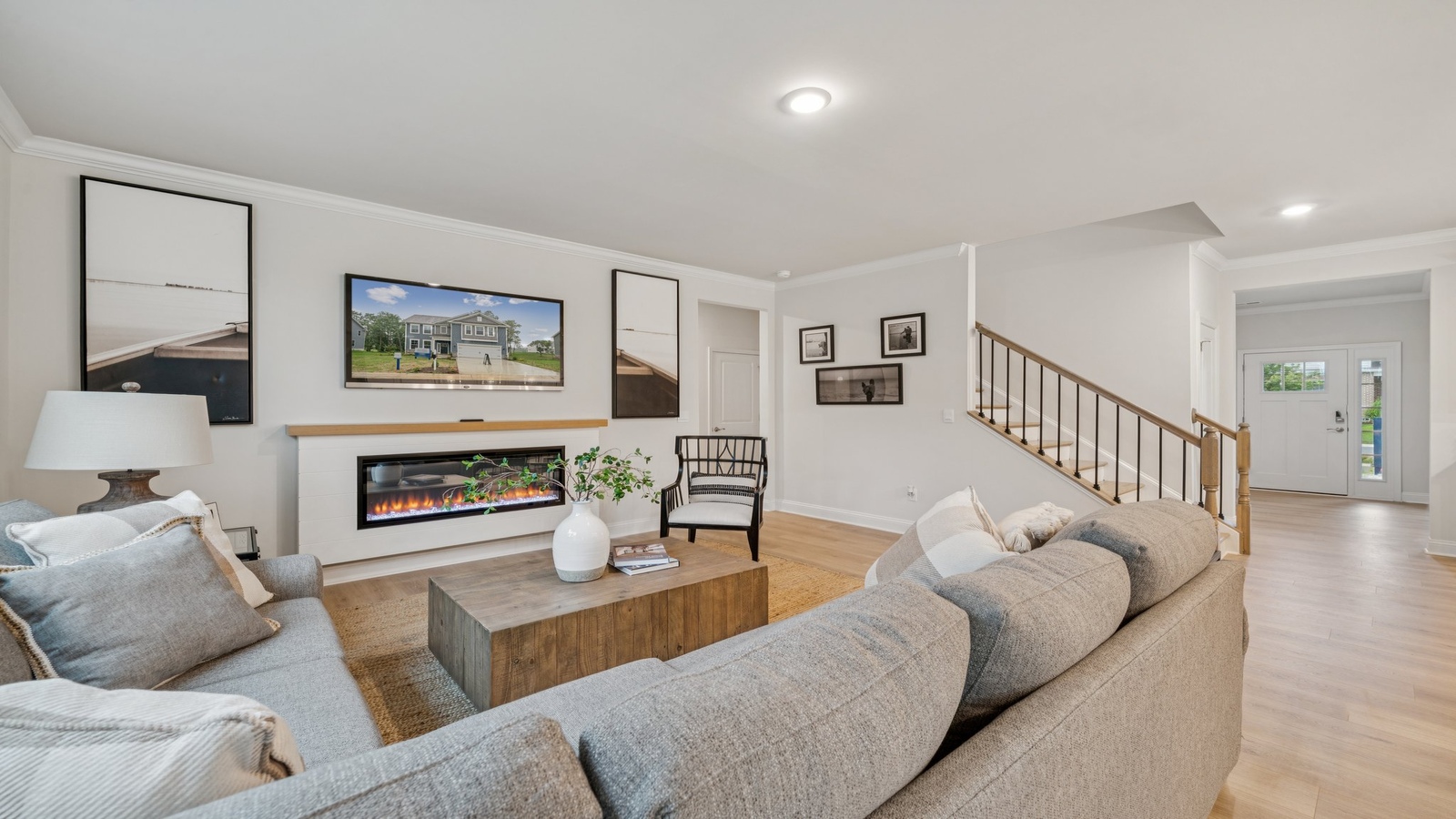 Riverview Landing's new dining room near the kitchen-dining areas for daily use and entertaining