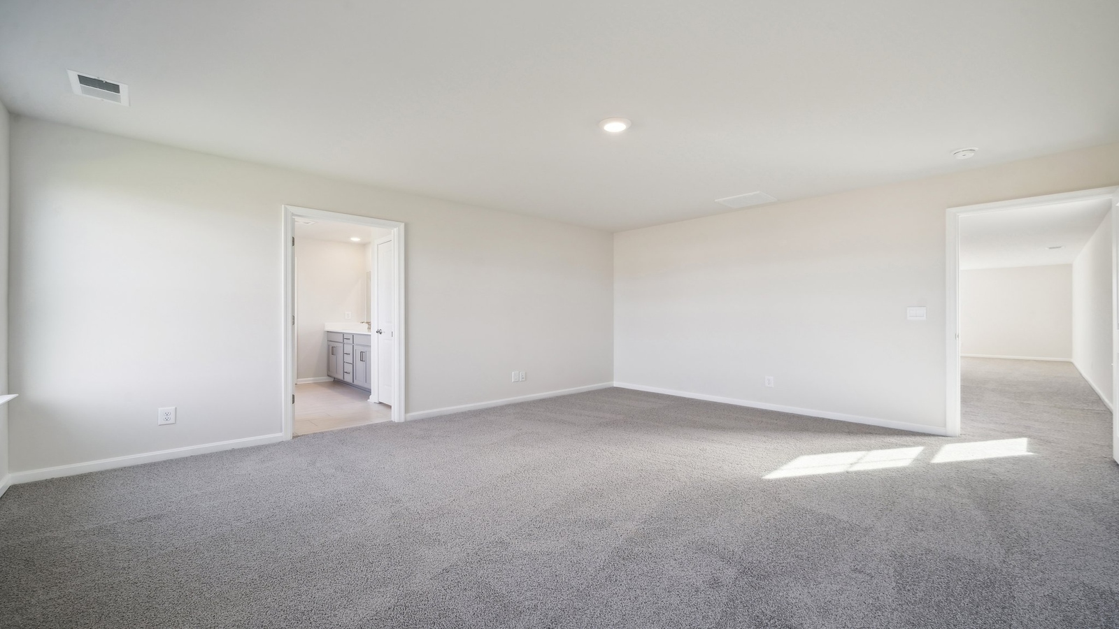 Loft +  Bedroom upstairs layout includes access to open sightlines, easy access to shared spaces Riverview Landing