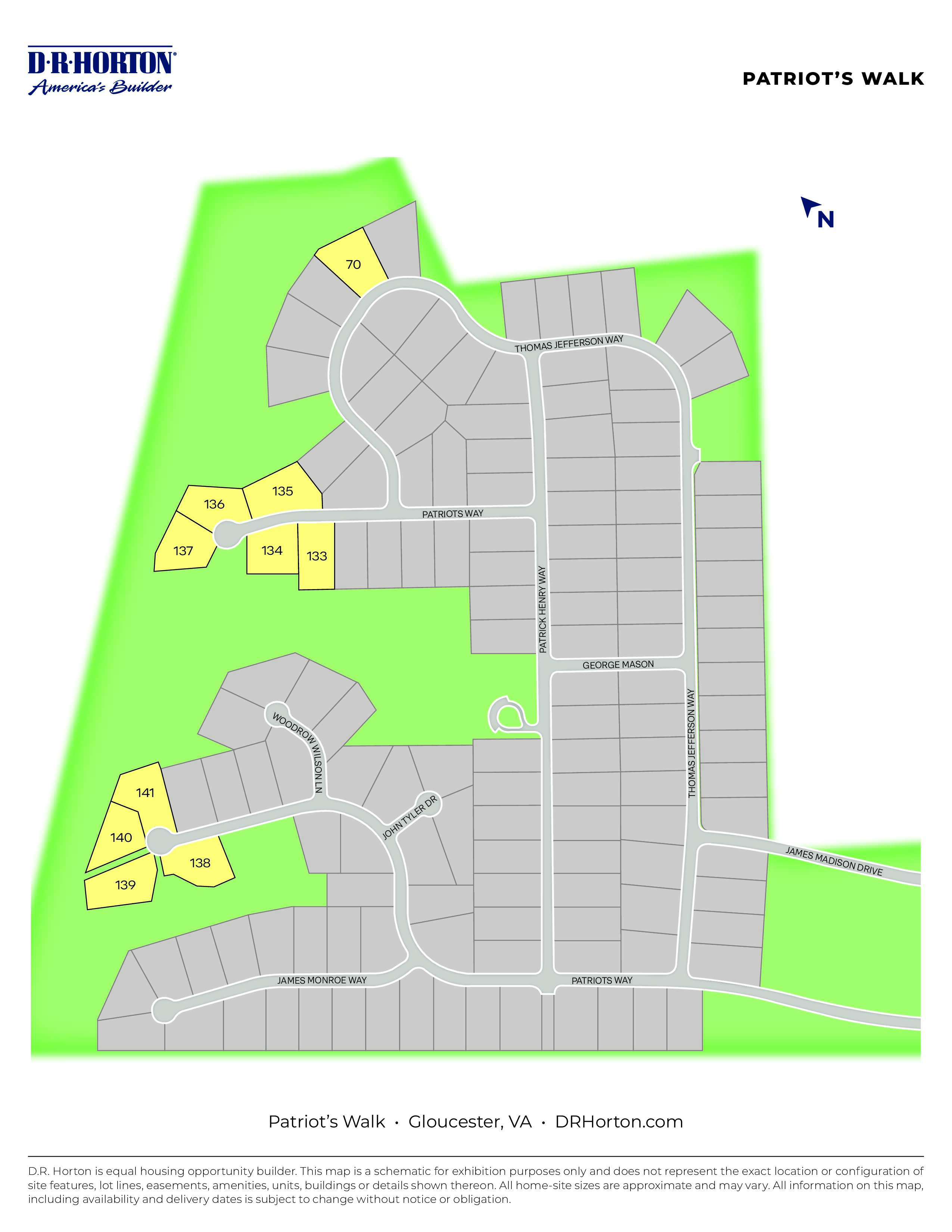 Static Lot Map