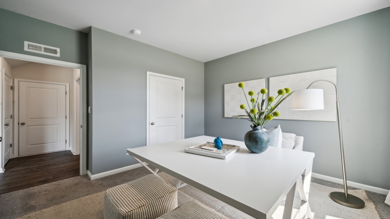 D.R. Horton’s New Home features a calm oasis, functional sitting room, ensuring privacy overlooking the backyard.