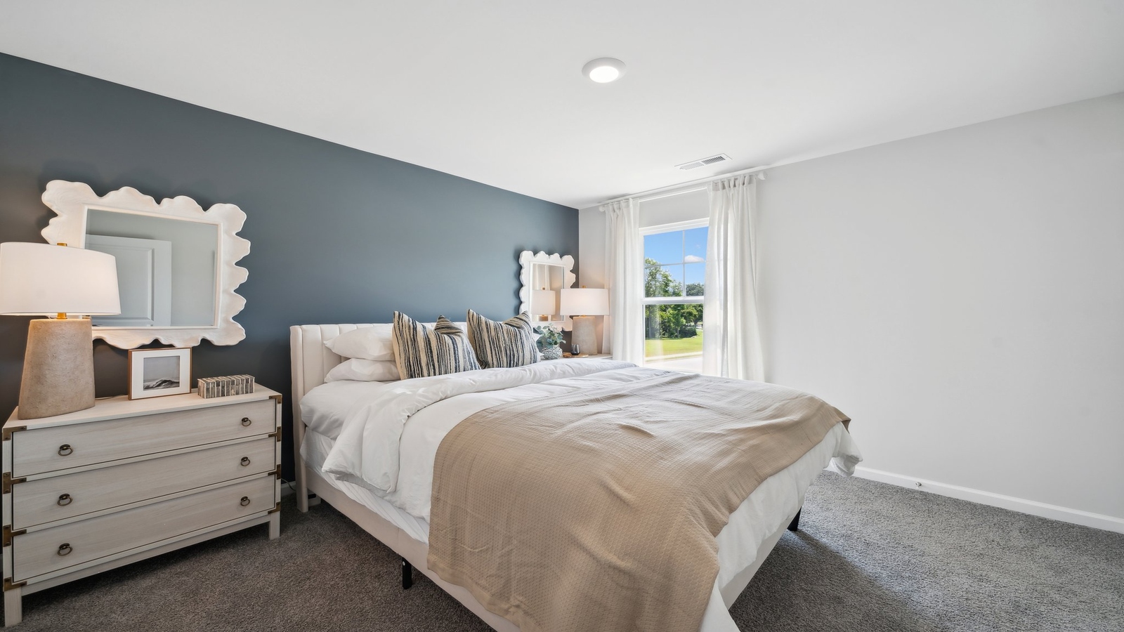 Secondary bedroom with wide doorway and privacy door Bennetts Pasture