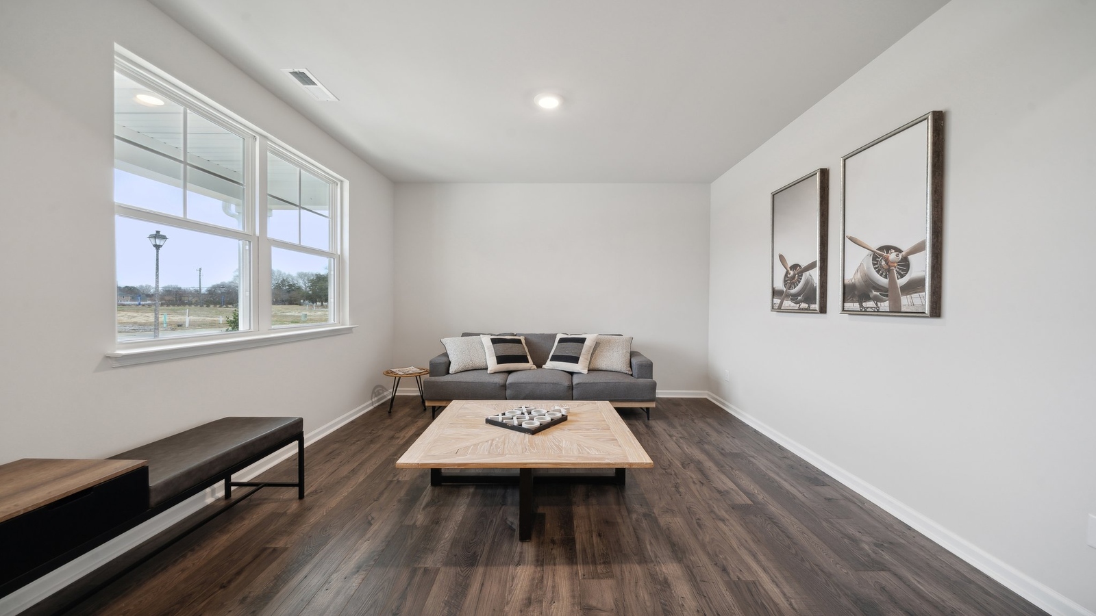 Bennetts Pasture dining space just for entertaining and daily living near front entry, kitchen, living room