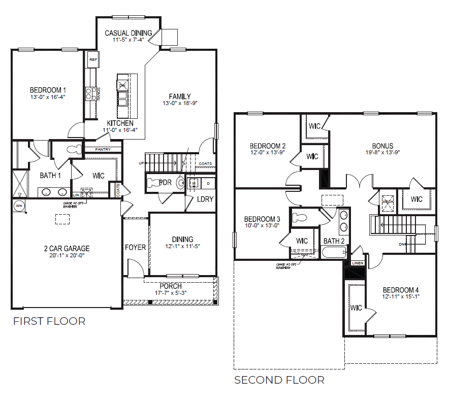 Floor plans