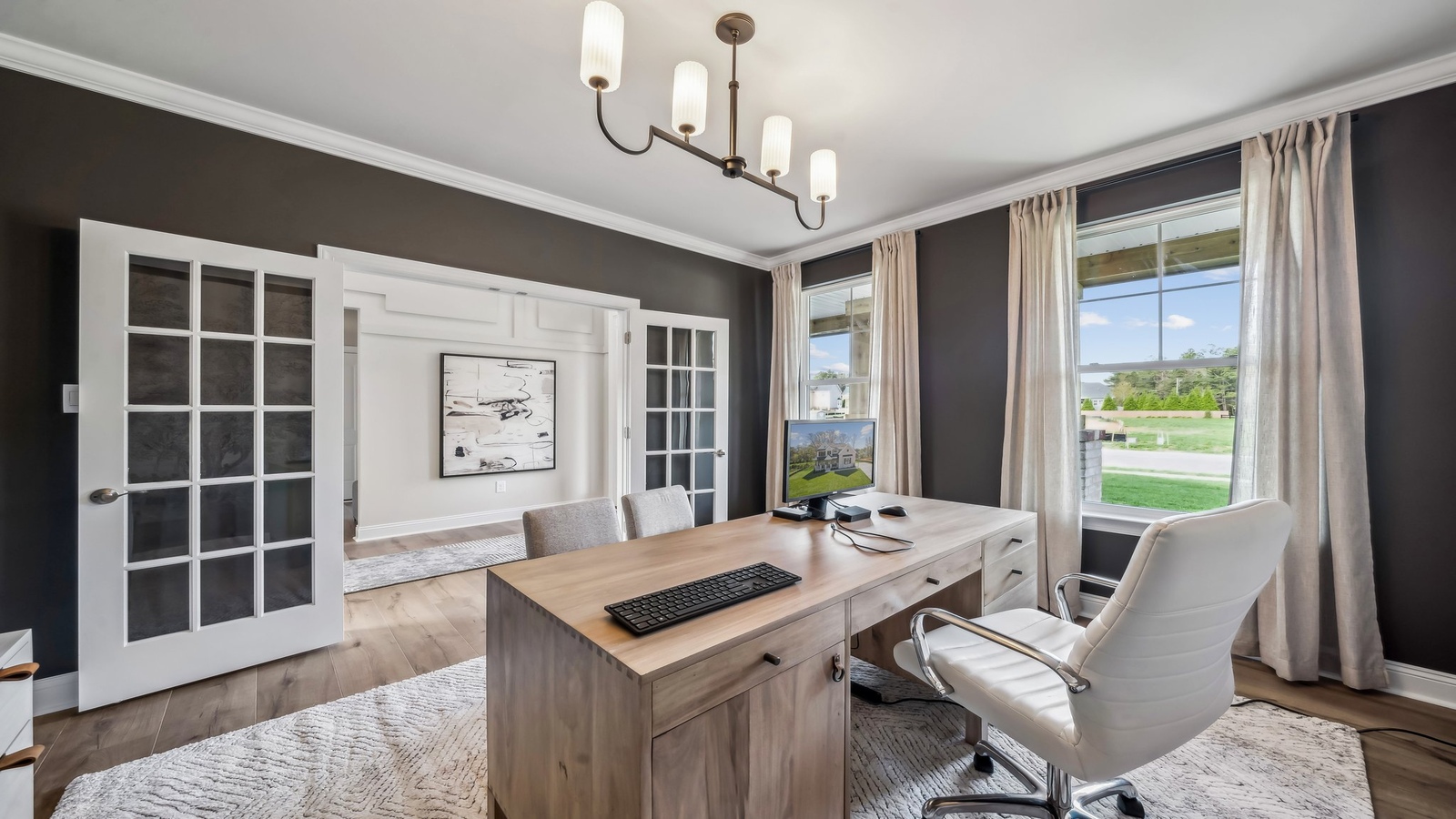 Craftily Designs in the Flex-Office, Study, Entertainment, Game room in this Maidens Farm new home