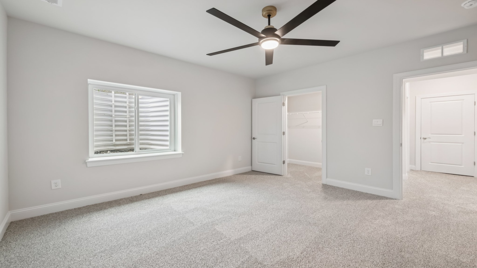 Secondary Bedroom with full closet, ample room design, direct access to shared upstairs spaces Sheppard Mill