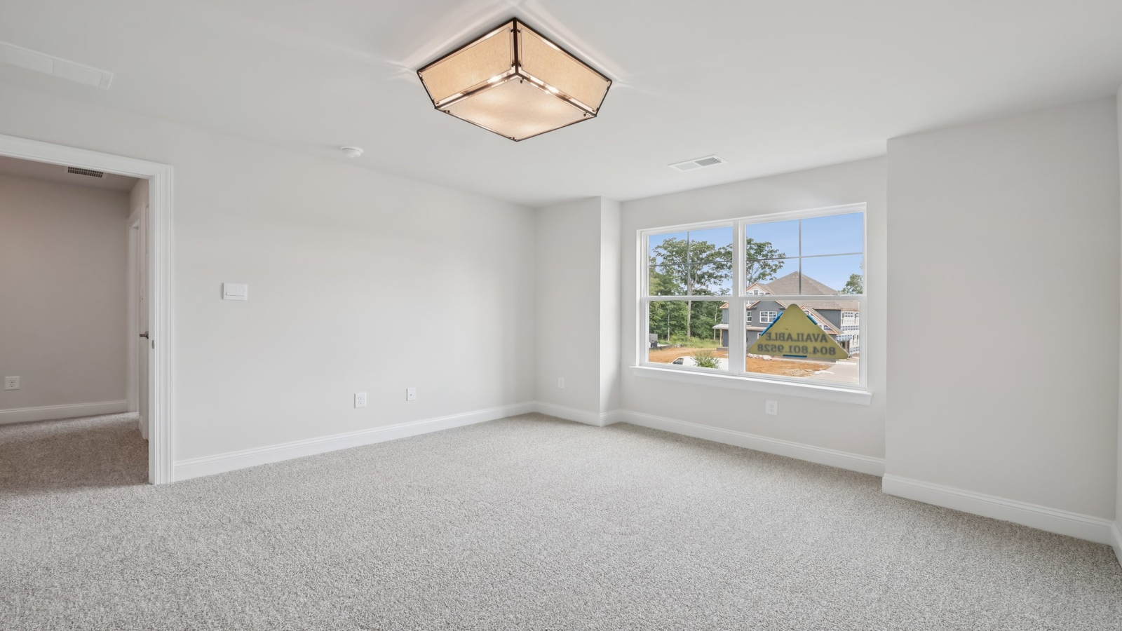 Functional flex bedroom in Sheppard Mill new build home offers customization to your lifestyle