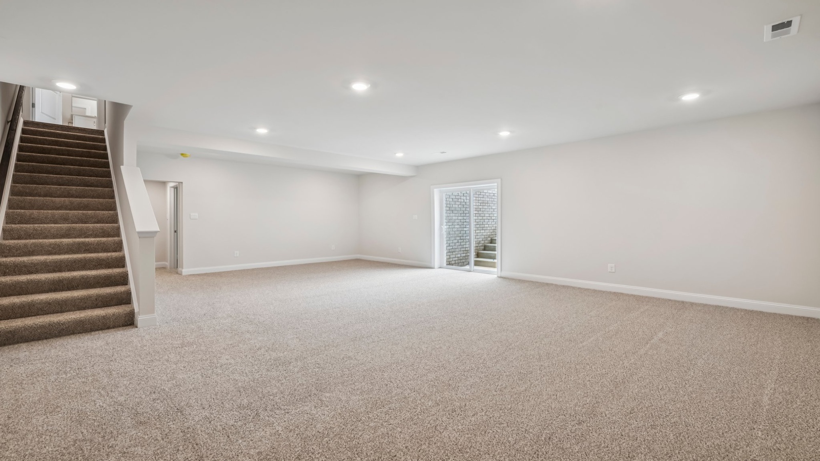 Basement flex space with access to bedrooms and bath and direct home connectivity