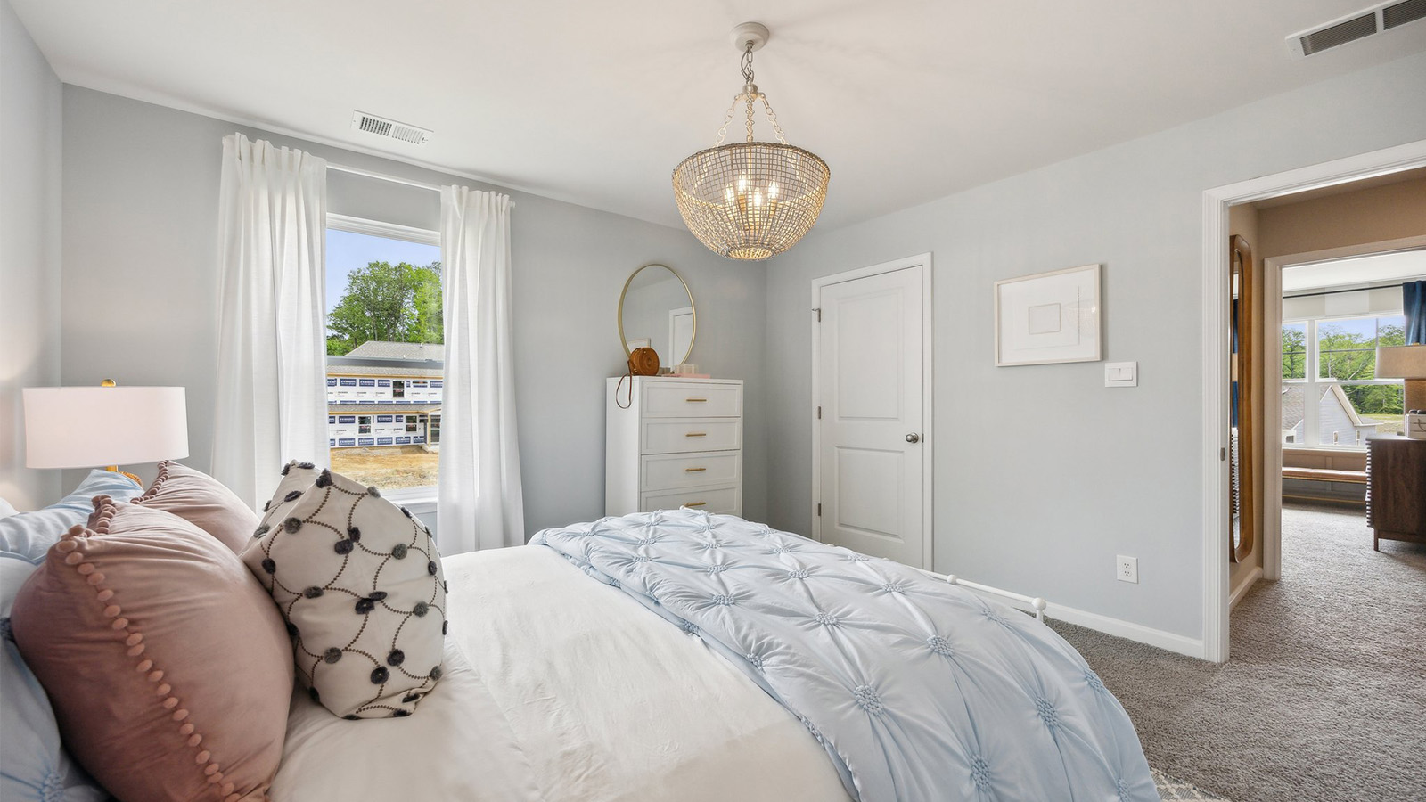 Secondary Bedroom with full closet, ample room design, direct access to shared upstairs spaces Smith Farm