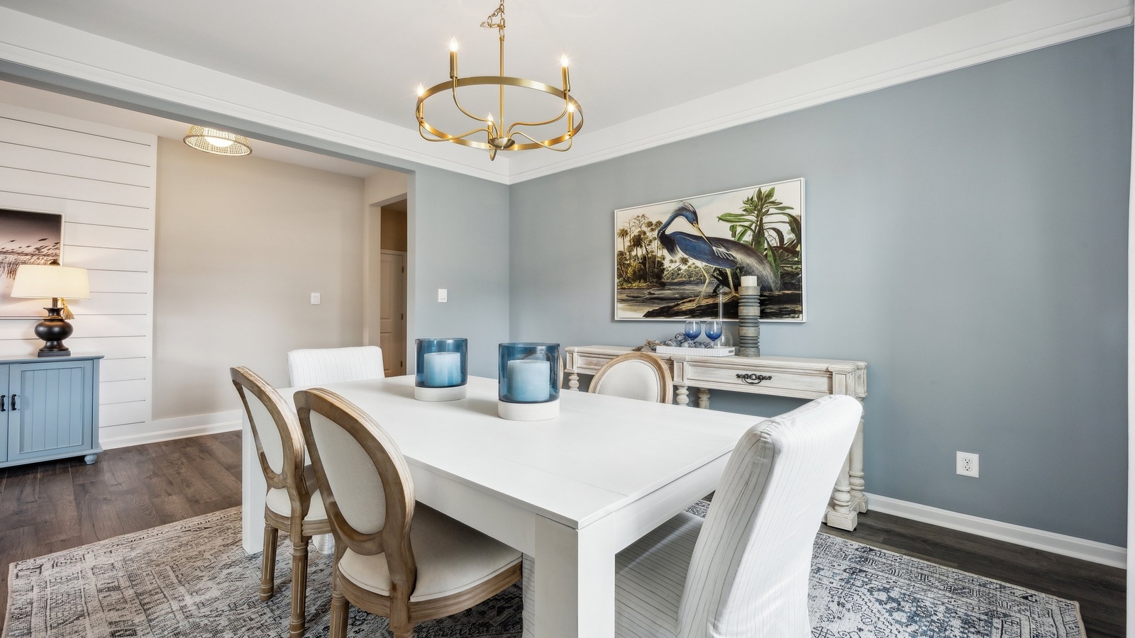 Green Spring Estates's new dining room near the kitchen,dining areas, upstairs access for daily use and entertaining