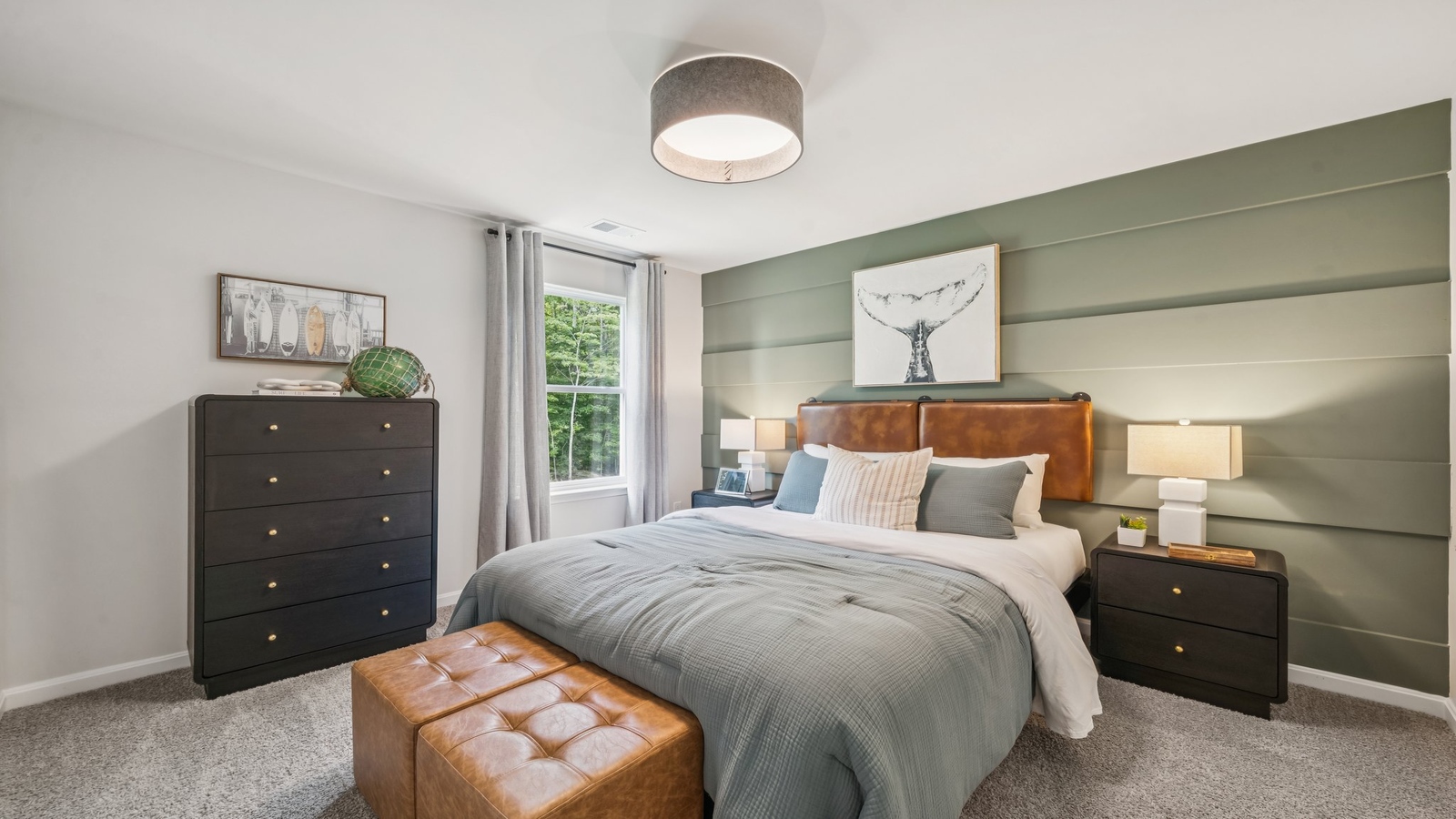 Secondary bedroom, flex, office, study, entertainment, craft space and game room in this D.R. Horton new construction home