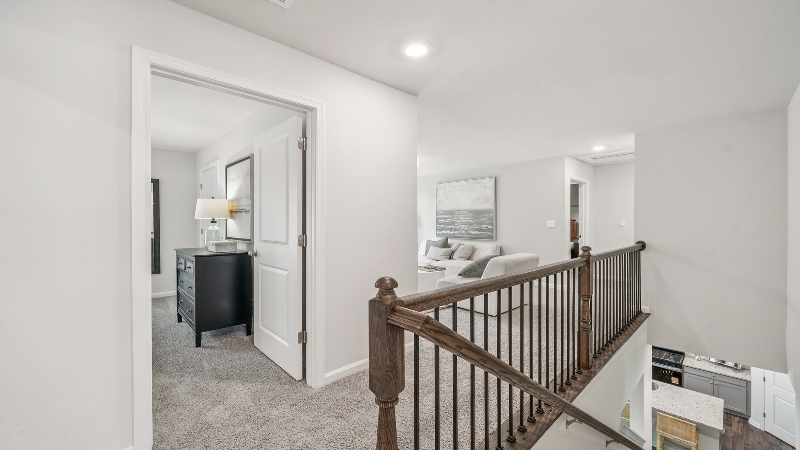 Upstairs loft, adds top quality designs, wide landing, stairs, multi-use flowing to bedrooms, bathroom