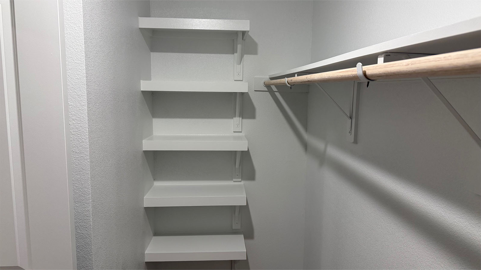 Primary walk in closet