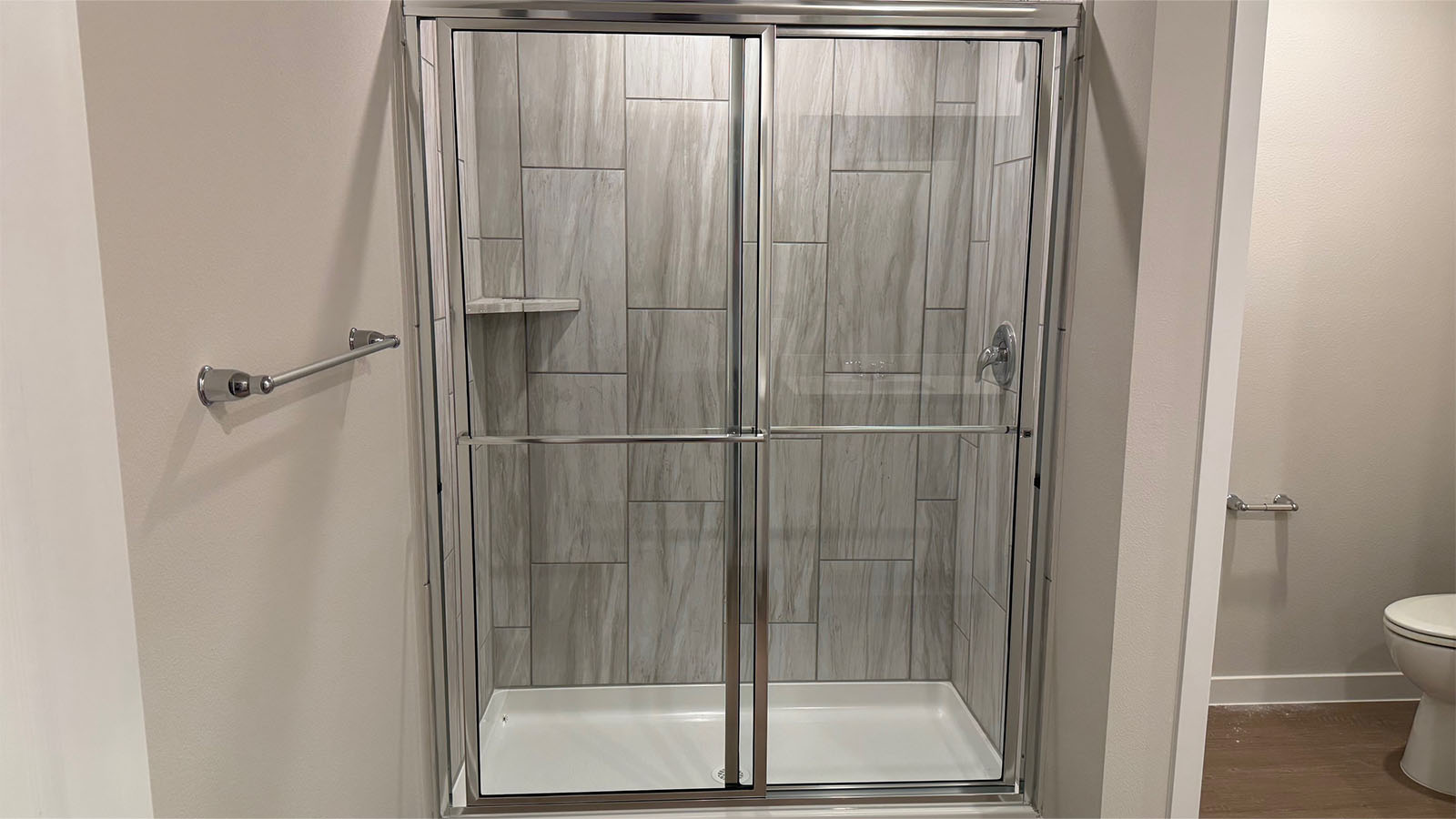 Primary walk in shower