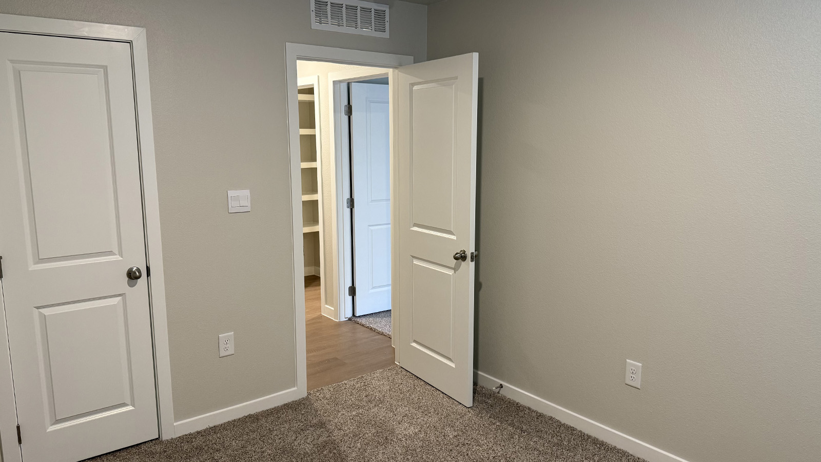 Multi-use bedroom, flex, office, study, craft, entertainment game room in this D.R. Horton new construction home