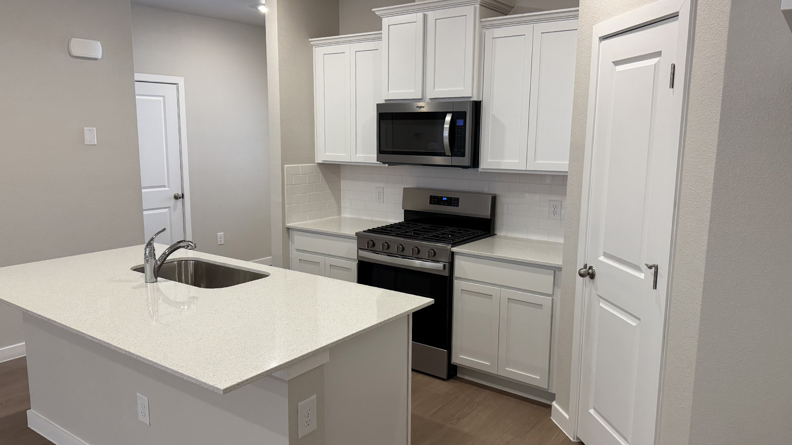 New appliances included, with our kitchen island, a sink, seating that anchor our kitchen, pantry, near dining, living rooms