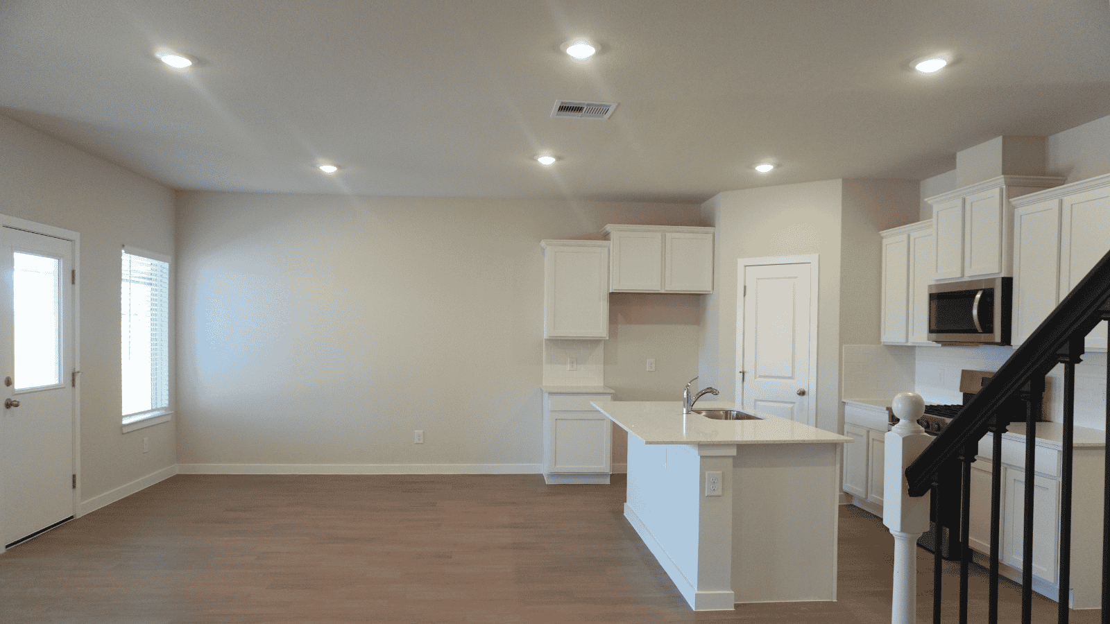 dining room and kitchen