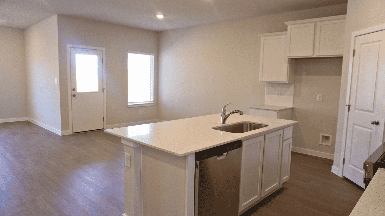 kitchen and dining room