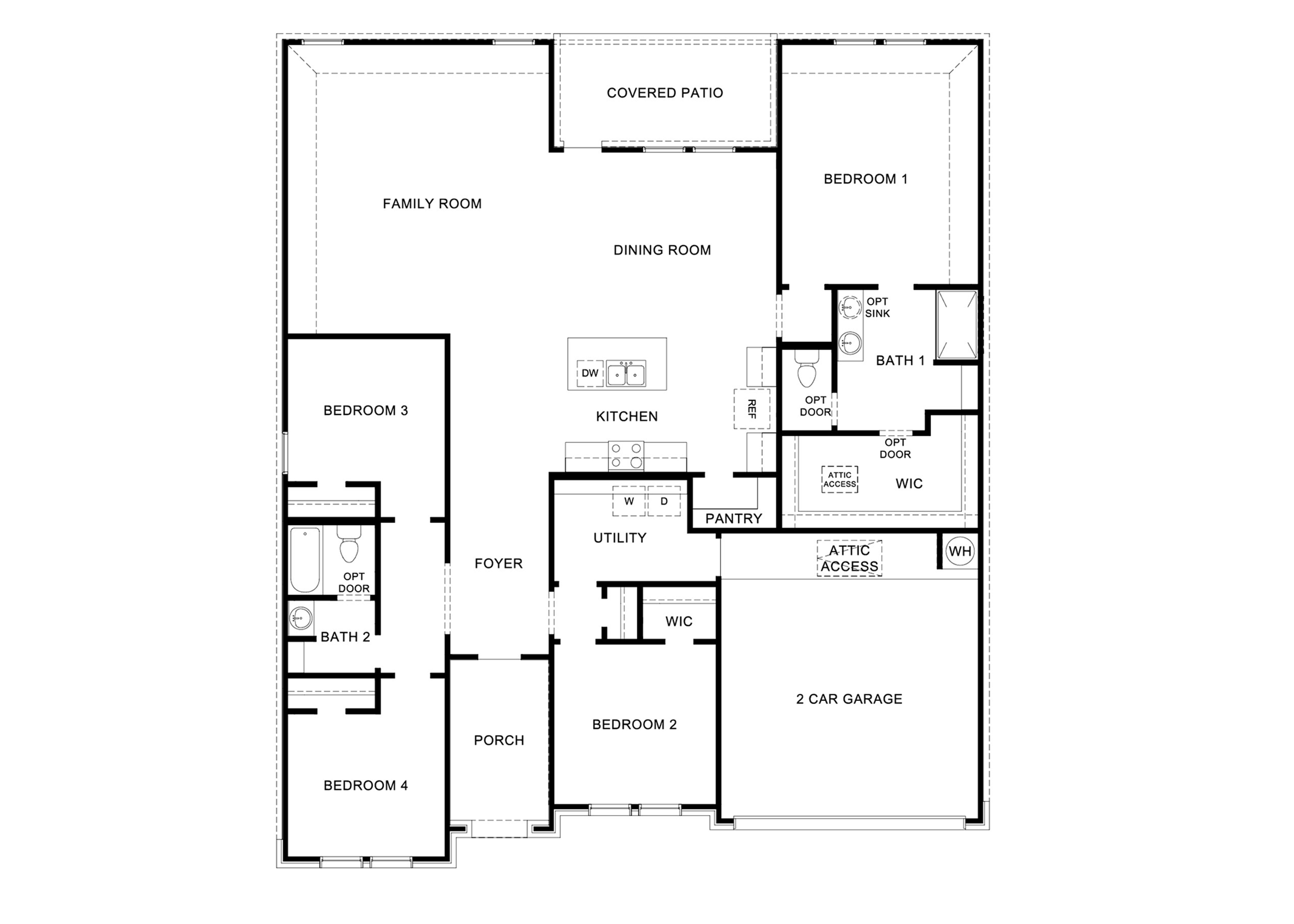 Floor Plan in London Towne Estates CORPUS CHRISTI, TX D.R. Horton