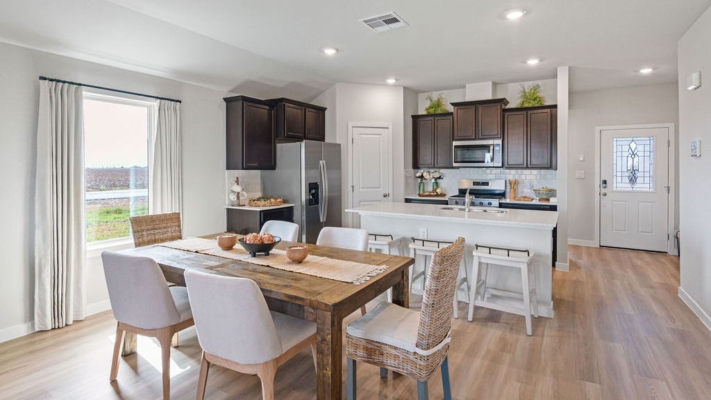 dining and kitchjen