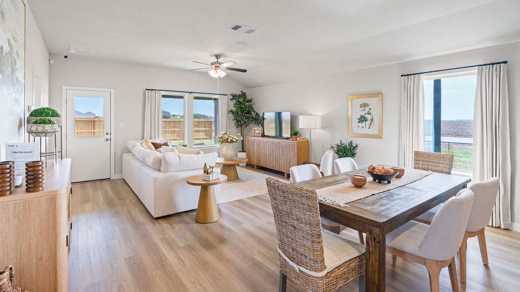 dining and living