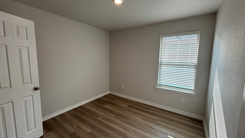 Bedroom 3 with EVP flooring