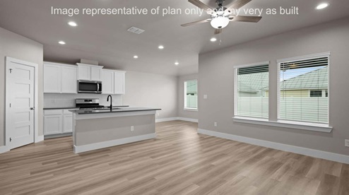 Living room and Kitchen