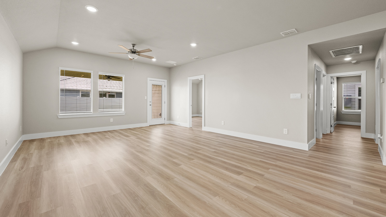 Living room with lots of natural light