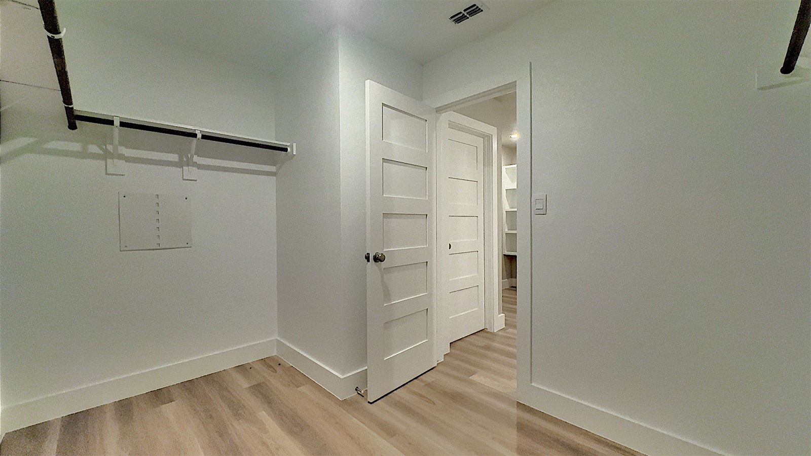 Primary walk in closet