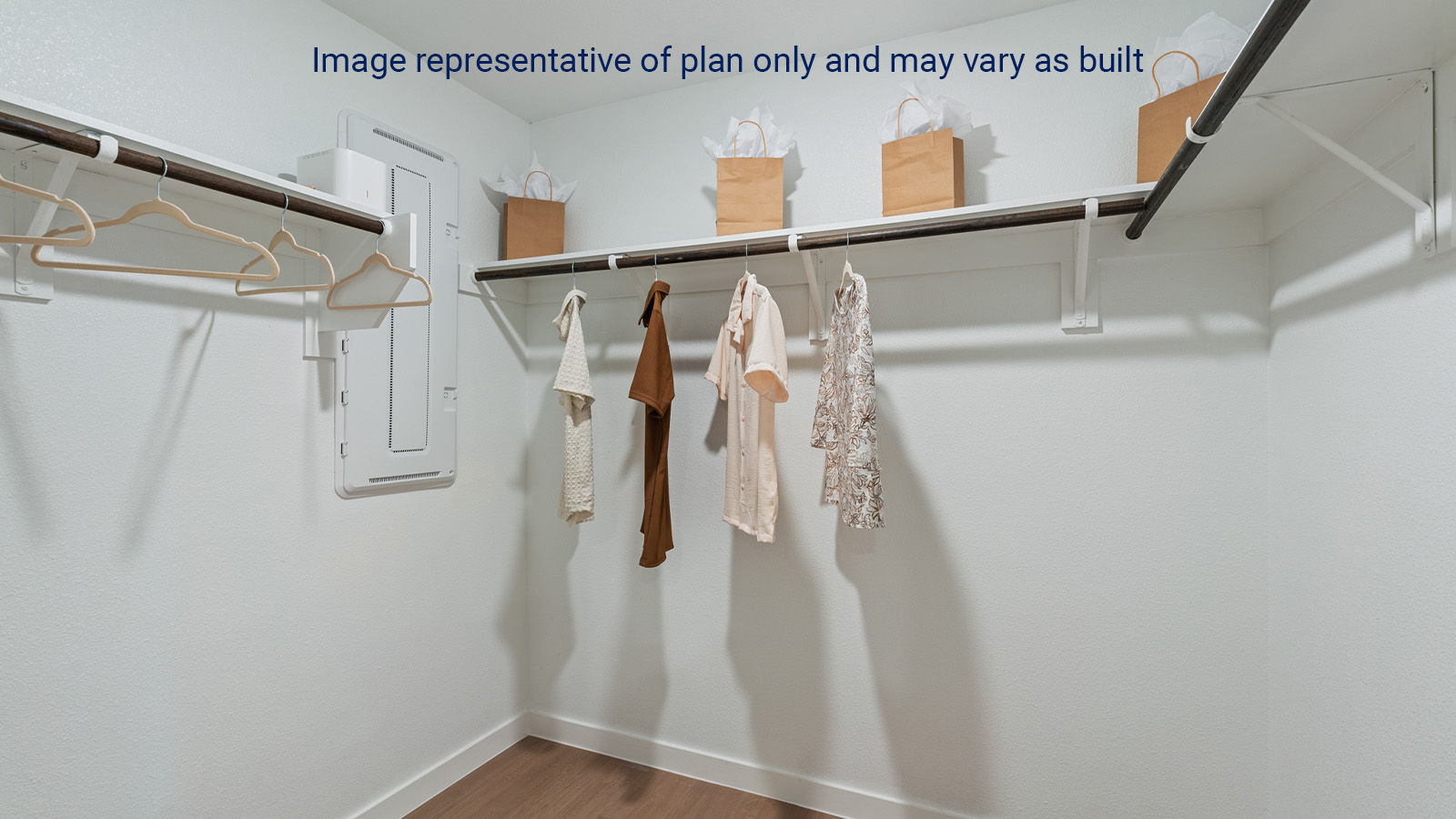 Primary walk-in closet