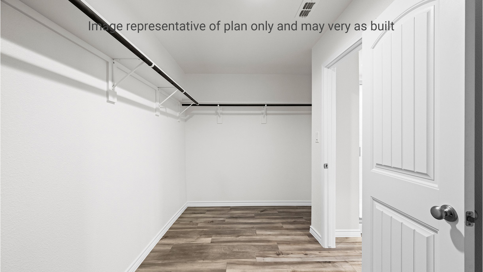 Primary walk in closet