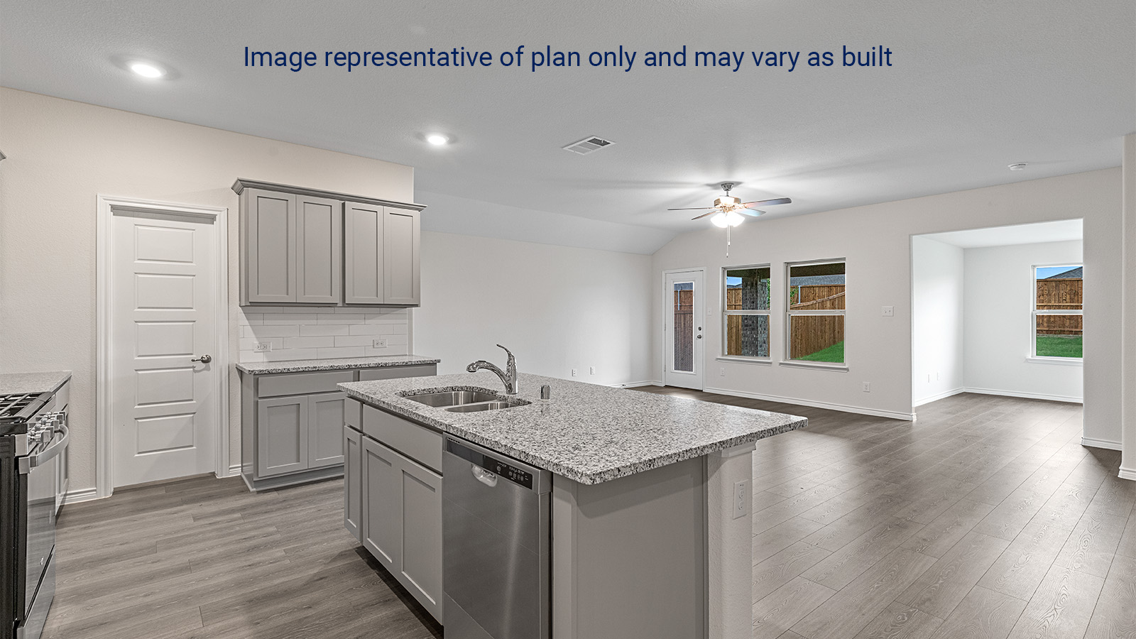 open concept kitchen