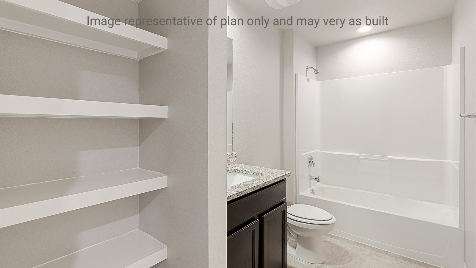 Secondary bathroom