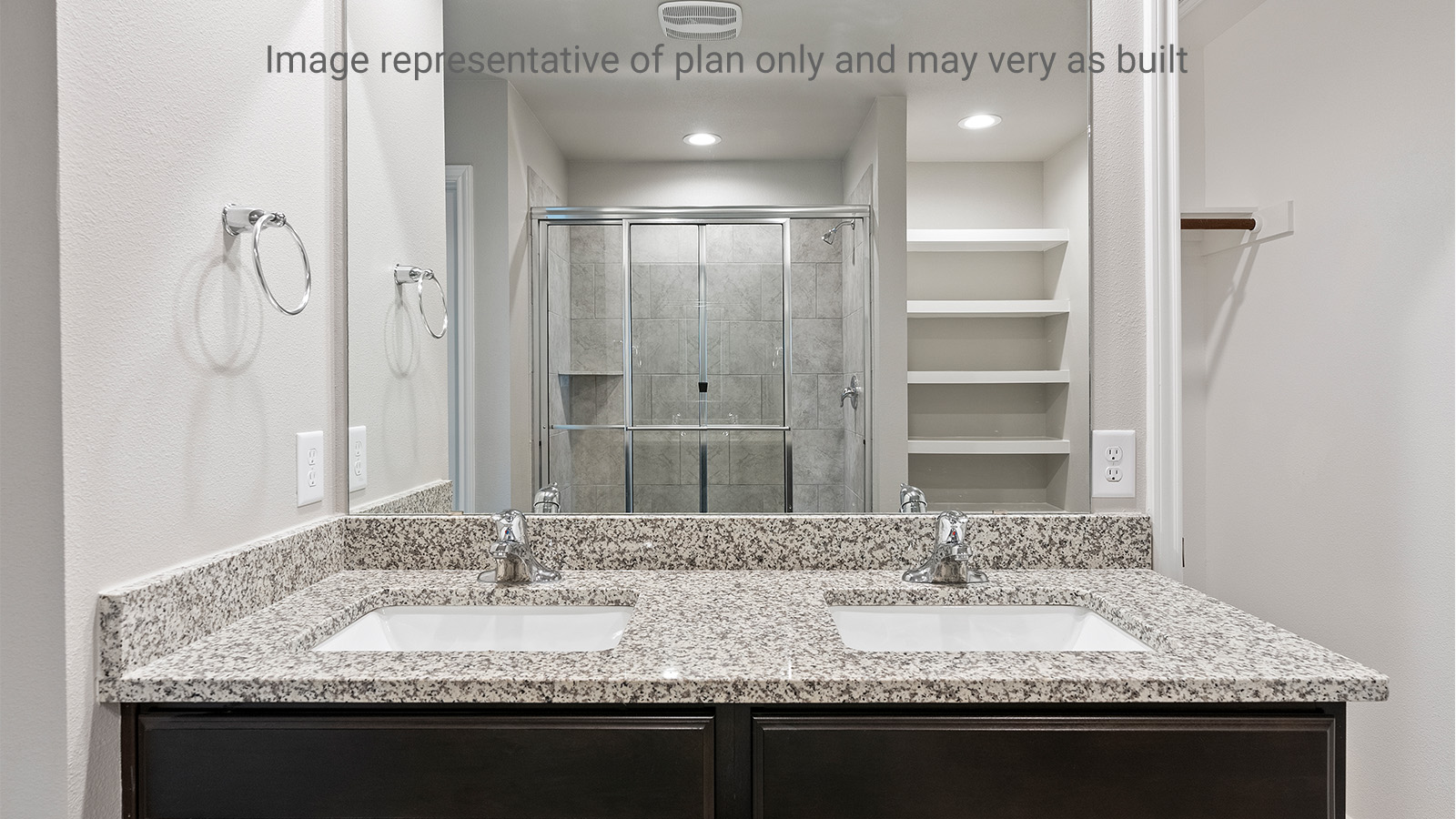 Primary bathroom sinks