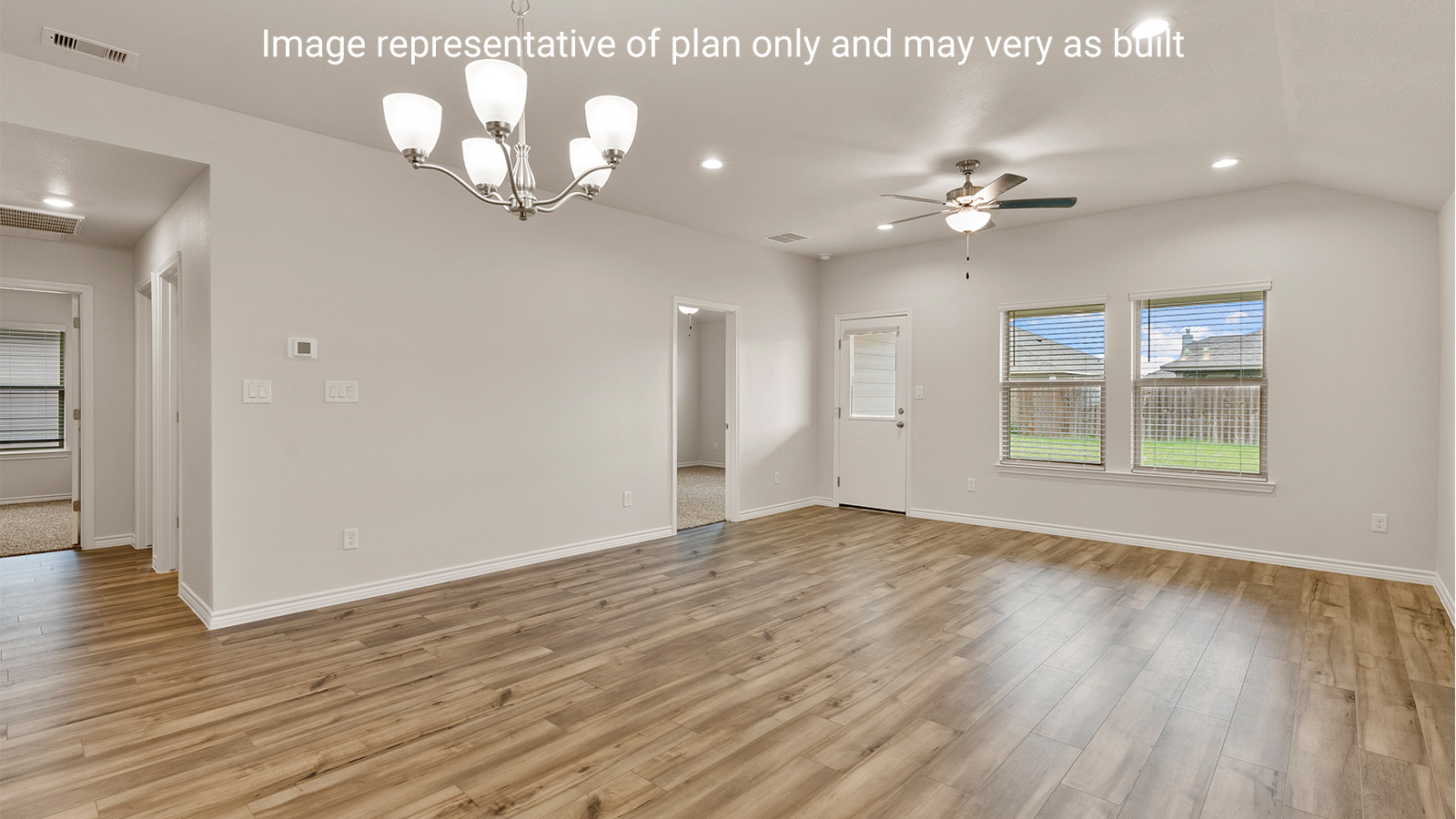 Living and dining room
