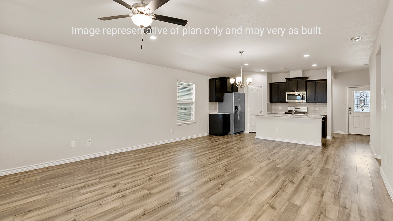 Living and dining room