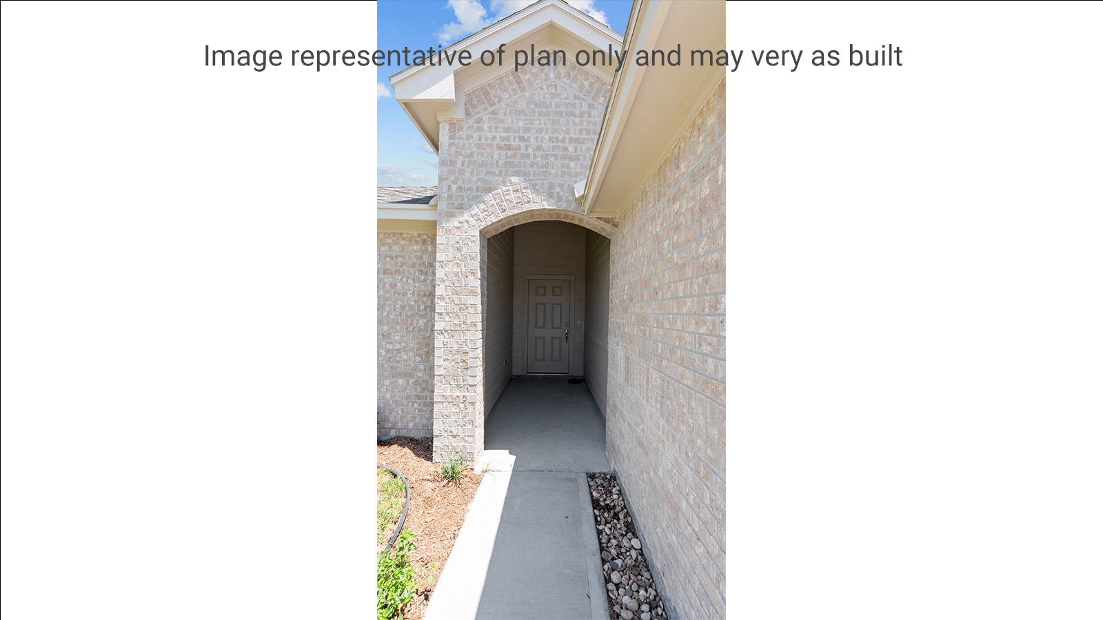 Baxtor Plan - Walkway to front door, Bridges Mill Community