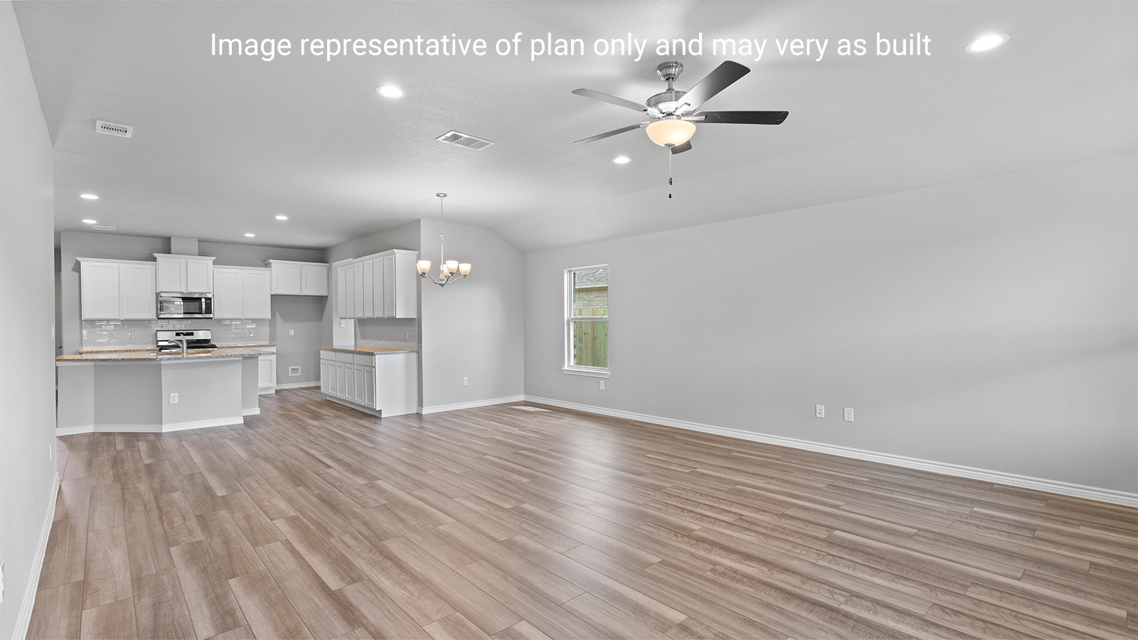 Living and dining room